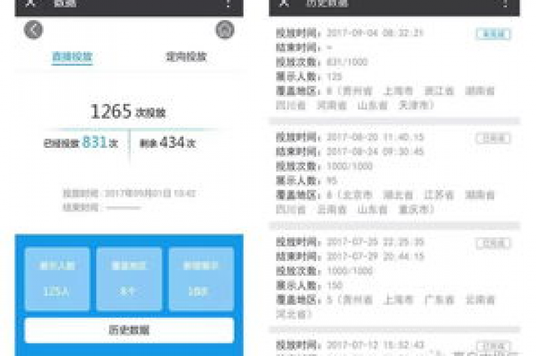 快手推广的花费金额数据显示了广告投放的成本。